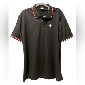 Mickey Mouse Polo Black‎ With White Mickey on Left Chest Men’s Large